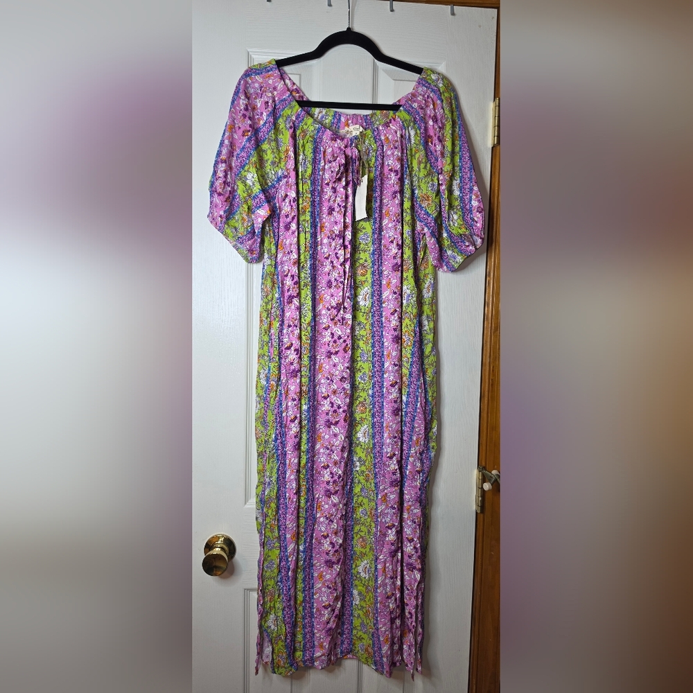 Women's M Easel Dress Boho Cottagecore Fairycore Summer Spring Easter